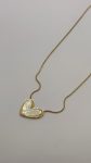 White Heart Anti Tarnish Chain