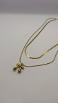 Two Layer Cherry Anti Tarnish Chain