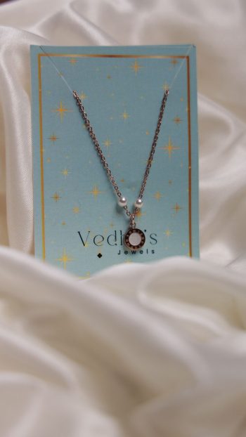 Circle And Beads Anti Tarnish Chain