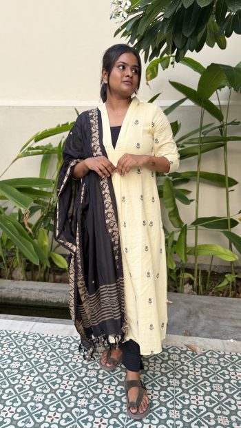 Butter yellow Aline 3pcs set