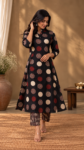 Blue - Elegant Printed Kurti Cord Set